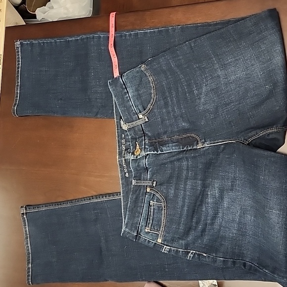 Chico’s So Lifting Straight Leg Jeans  size 1.5 (10) Dark Blue - Picture 1 of 11